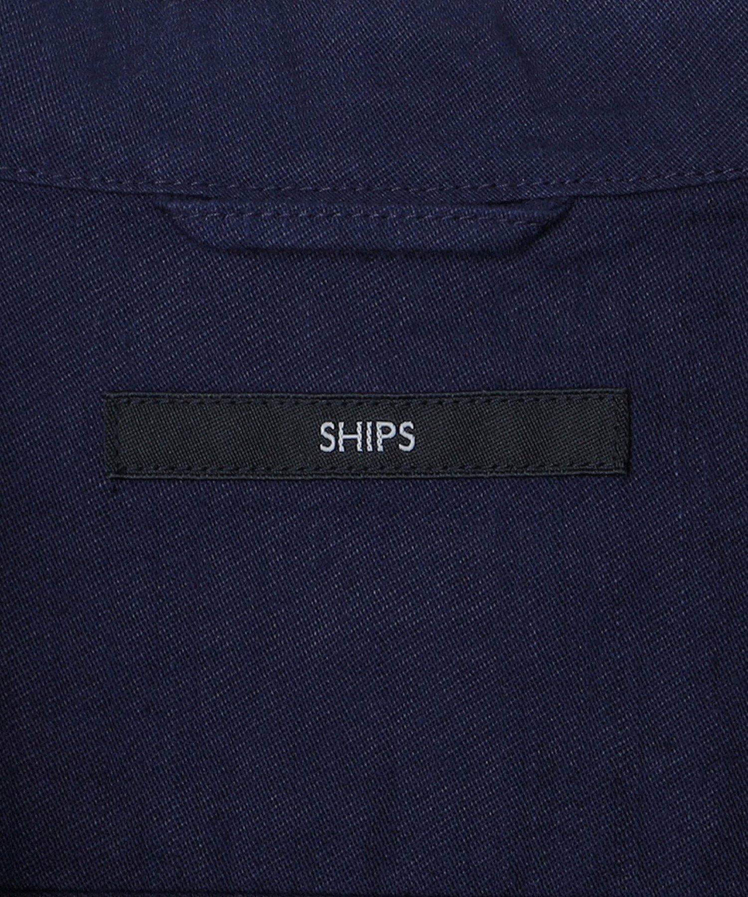 SHIPS: バンドカラー コットン ラミー シャツ アウター